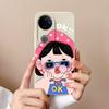 For Vivo V50 Lite Case Cute Cartoon Phone Shell Soft Liquid Silicone Back Cover For Vivo V 50 Full Protection Shockproof Bumper