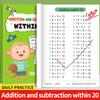 Early Childhood to Primary School Transition Math Practice Book: 10-100 Addition & Subtraction