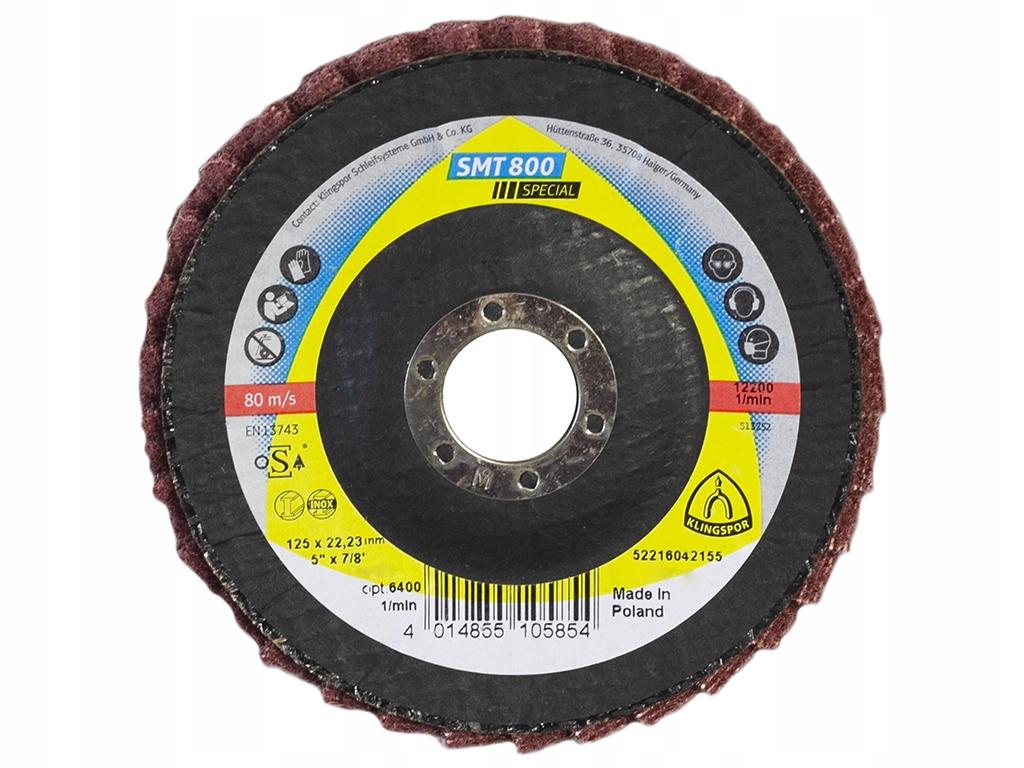 FLAP DISC NON-WOVEN 125MM P120 SMT800