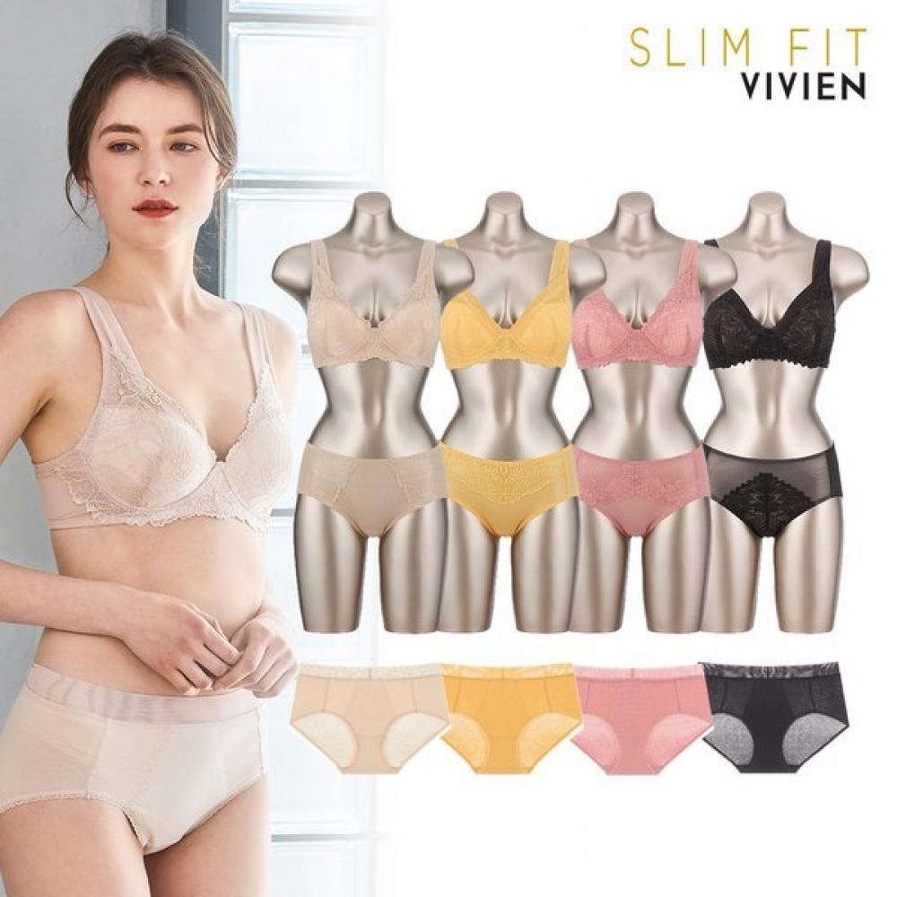 

Vivienne Westwood Vivienne Slim Fit Double Lycra No Wire Bra Panty Set 12 шт. 75A