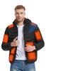YORIYOI Elektrische beheizbare Jacke Heizpunkte vorne und 4 unabhängig gesteuerte unabhängige Temperatur Lange Outdoor-Kaltwetter-beheizbare Jacke für