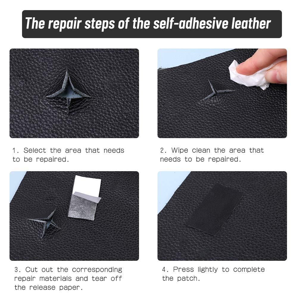 Household DIY Self Adhesive Leather Fixes for Sofa Repair PU Fabric Stickers and Patches
