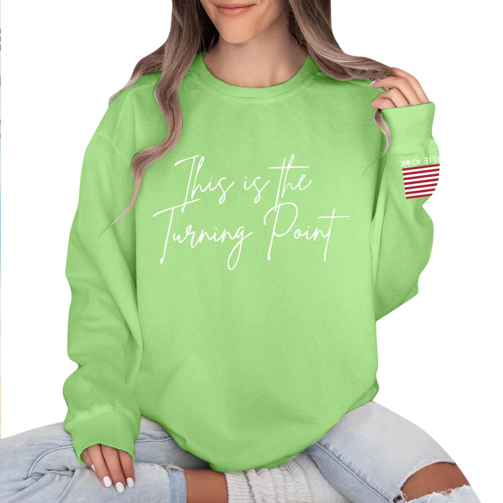 Women's Colorblock Sweatshirt Long Sleeve Round Neck Casual Comfortable Loose Lightweight Women's Sweatshirtt