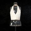 French Temperament Gentle Style Suit Women's Neck Sleeveless Top + Pleated Skirt Two-piece Set