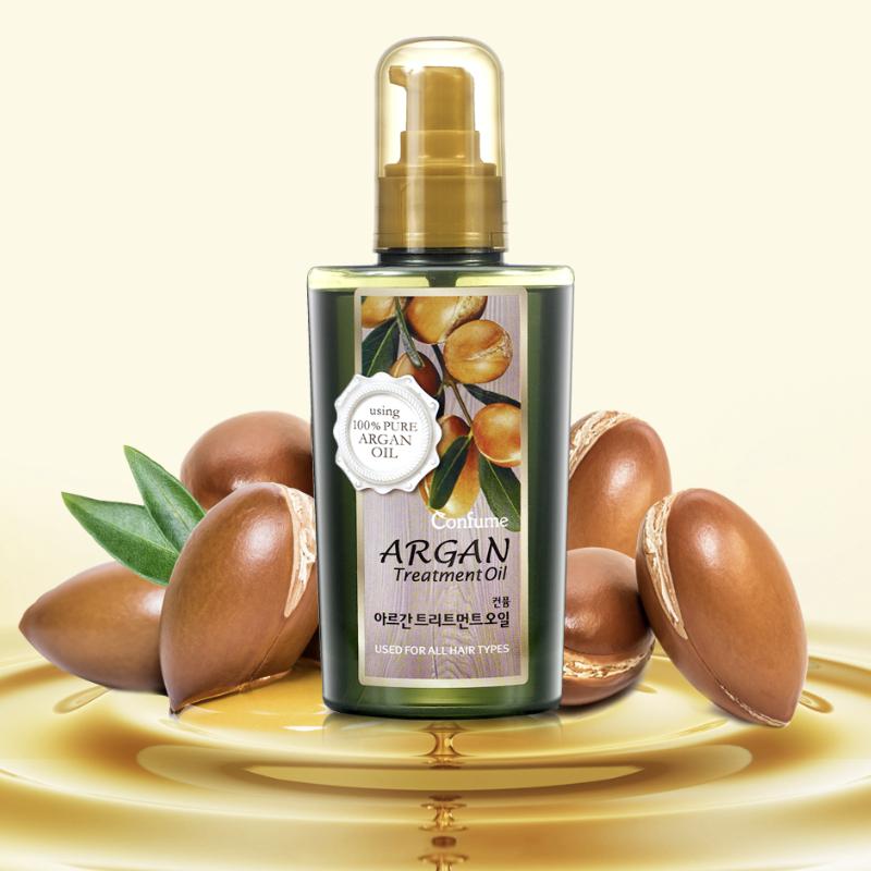 [Welcos] Confume Argan Treatment Oil | 120ml + 25ml Pflegeöl für geschädigtes Haar