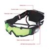Nuovi Occhiali da Notte LED Regolabili Goggles Occhiali da Moto Motocicletta Caccia Corsa Occhiali con Luce a Flip-out Antivento