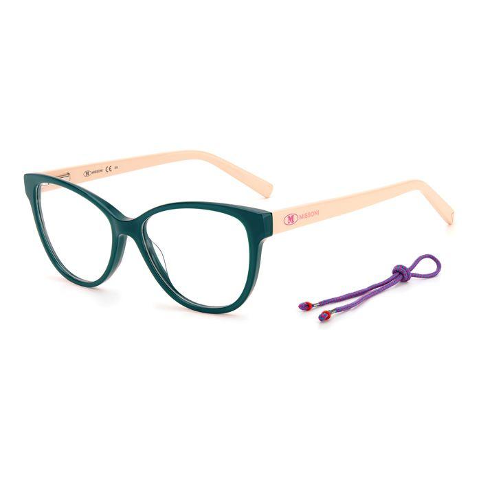 Lunettes de Vue M MISSONI MMI 0075 53/15/140 IWB GREEN PINK ACETATE FRAMES WOMAN M MISSONI MMI 0075 GREEN PINK Optical