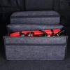 Large Anti Slip Compartment Boot Storage Organizer Tool Car Storage Bag Car Trunk Organizer Soft Felt Storage Box Accessories