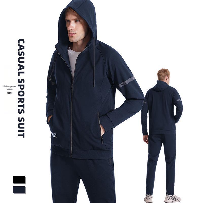 Hooded Cardigan Sports Set for Men - 2025 Spring/Autumn Fashion Trend