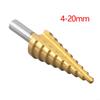 Broca Escalonada Cónica 4-32mm/4-20mm/4-12mm Para Cortar Agujeros Acero de Alta Velocidad