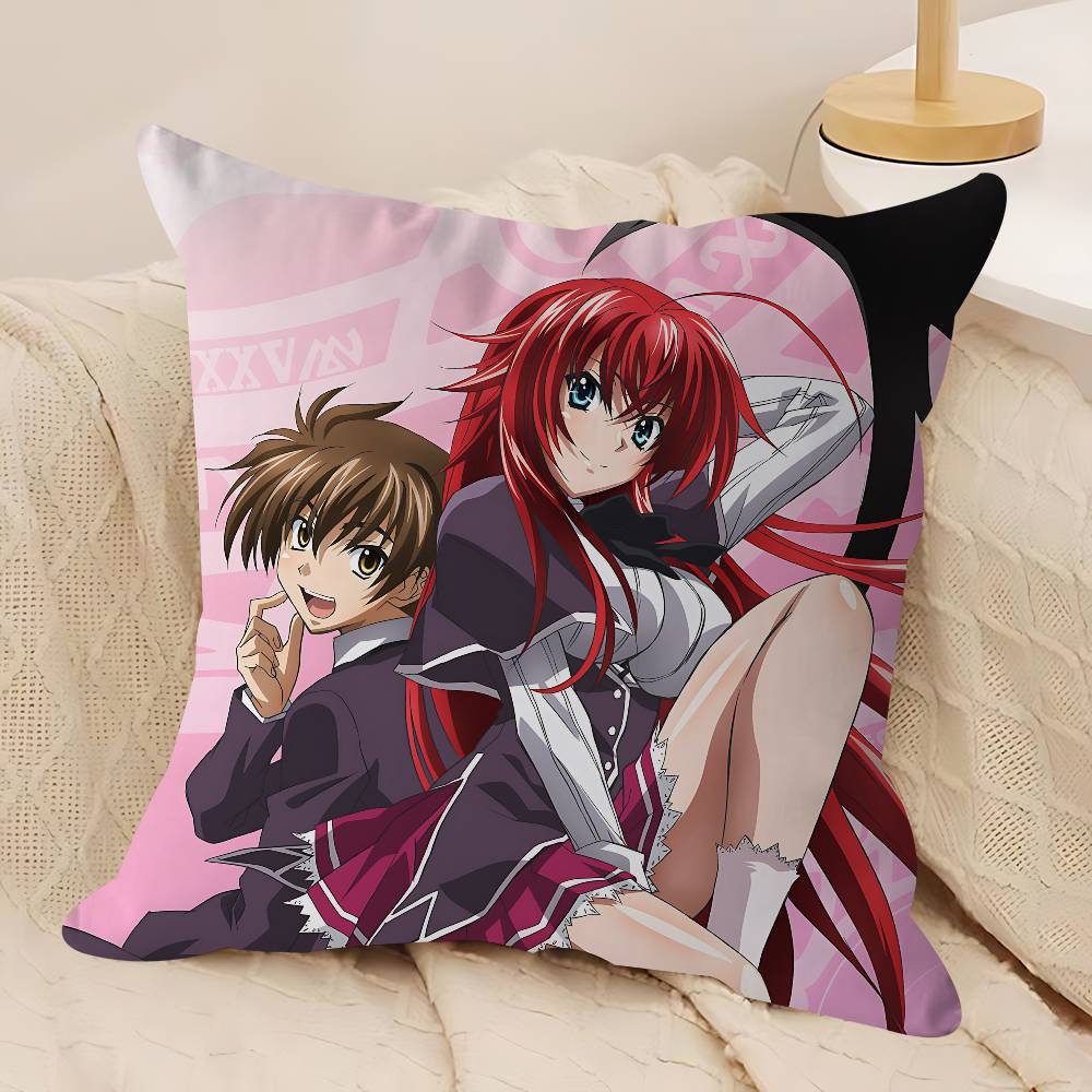 Anime H-High School DxD Pillow Cushion Cover Pillowcase Living Room Sofa Home Decor Customized