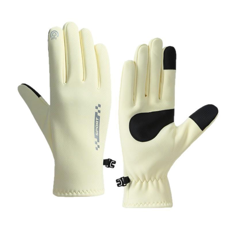 Men Women Warm Touchscreen Gloves With Nonslip Fleece For Winter Outdoor Cycling