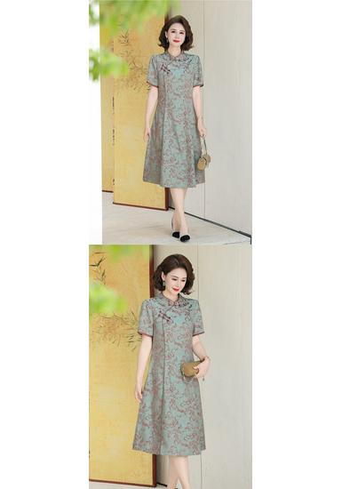 2026 Fashionable Summer Dresses for Middle-Aged and Elderly Women - Elegant, Age-Reducing Styles for Moms