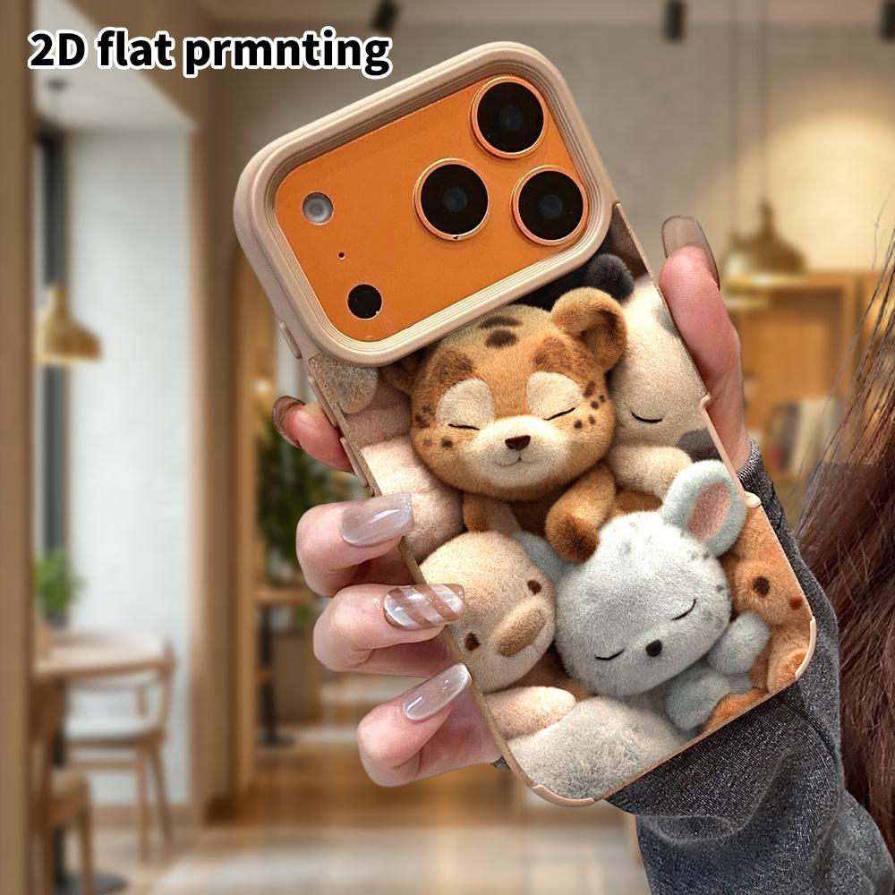 Phone Case: Lambskin 2D Flat Samsung Galaxy A34 A35 M05 M06 S20 S22 S21 FE Plus 5G Protective Case, Sleeping Together, Christmas and Halloween Gift