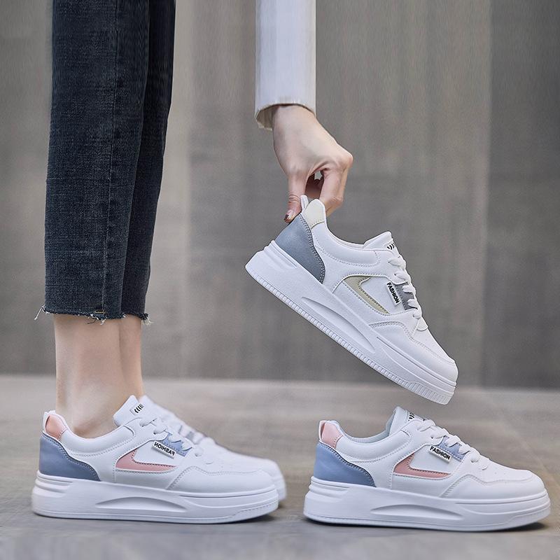 Fashion Versatile Casual Women's Shoes  2025 Autumn New Style Flat Sole Student Shoes Rubber Sole Adult Leisure Shoes
