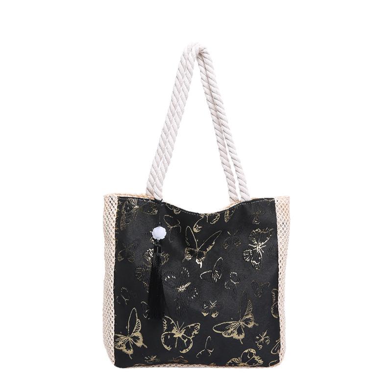 New Beautiful and Personalized Casual Commuting Tote Bag Simple Large Capacity Bag Women's Summer New Chinese Shoulder Bag