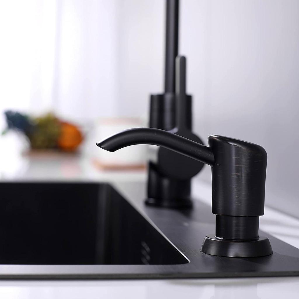 American-Style Sink Soap Dispenser with 1.2m Silicone Hose