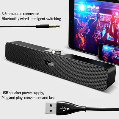 Heimkino Sound System Bluetooth-kompatibel Verdrahtete Lautsprecher Soundbar Computer 3,5mm Lautsprecher Für TV Soundbar Box Subwoofer