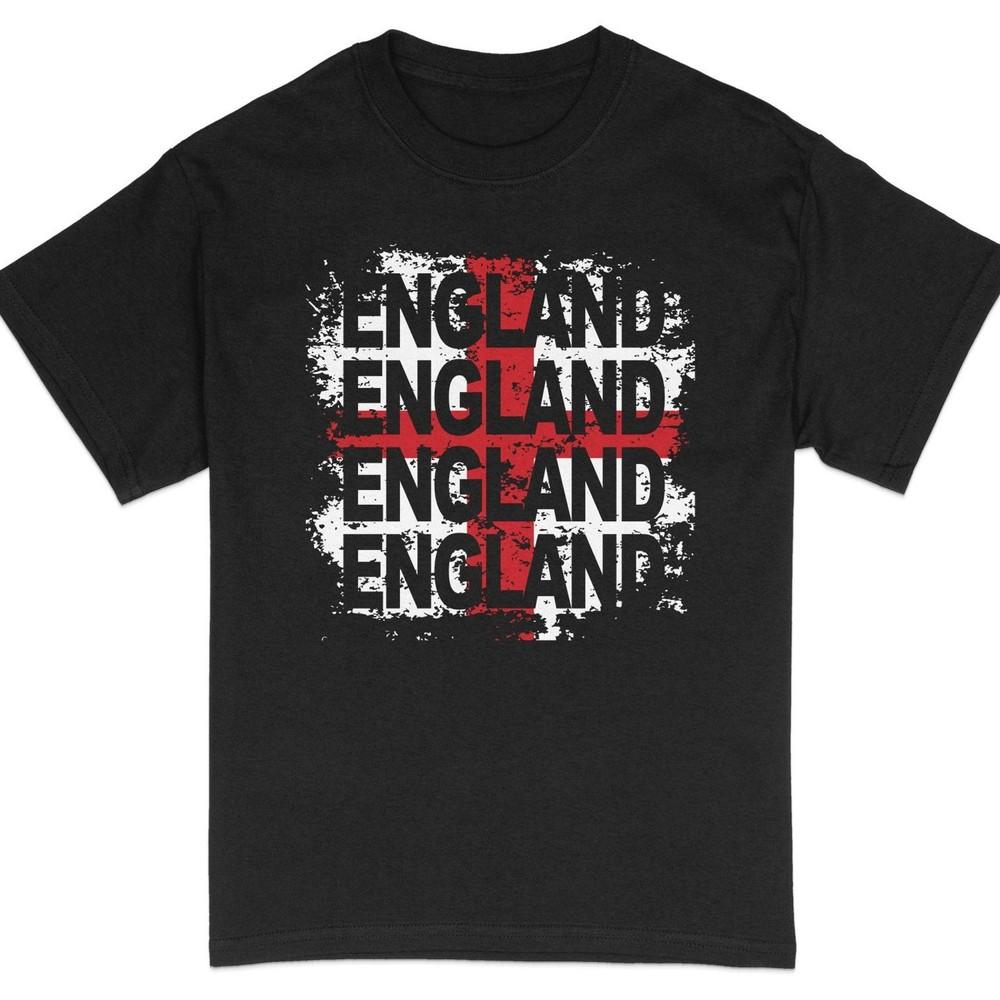 Футболка в стиле гранж с флагом Англии, Патриотичная футболка с типографикой, Унисекс Британская #26 Унисекс футболка XXXXL