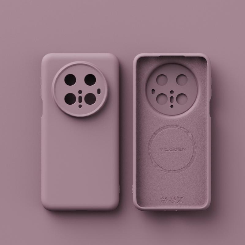For Wireless Charging Magsafe Soft Liquid Silicone Phone Case For Huawei Mate 70 60 Pro Magnetic Slim Skin Protection Cover