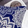 Dark Blue Geometric Petal Linen Pillowcase Sofa Cushion Cover Home Decoration Can Be For You 40X40 45X45 50X50 60X60