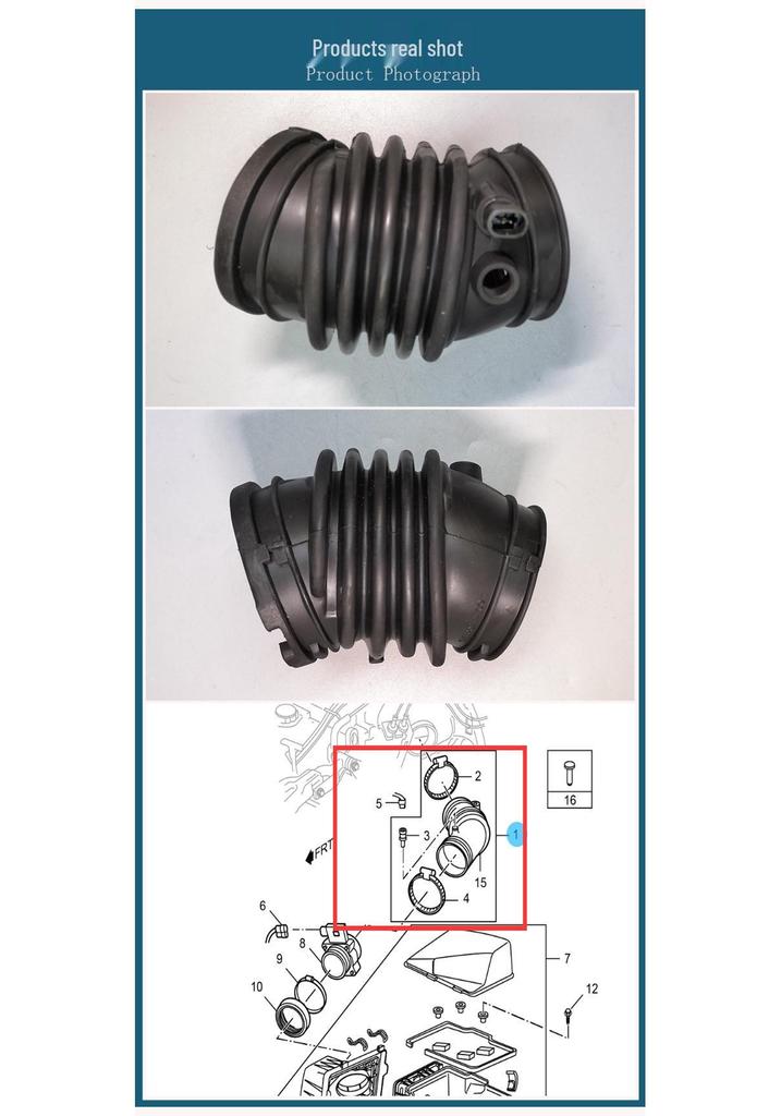 Buick GL8 Luxun 3.0 Air Filter Intake Hose - Compatible Car Accessory
