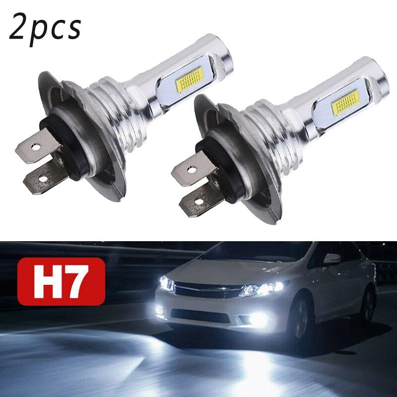 Dustproof LED Headlights Super Bright Replacement Parts Car 2Pcs H7 8000LM