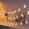 Colorful Star Moon Light String Beautiful Atmosphere Lamp Led Fairy Lights  Birthday