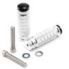 Universal 8mm Foot Pegs Pedals Peg CNC Aluminum Install Bolts Motorcycle Rearsets Footrest Footpegs