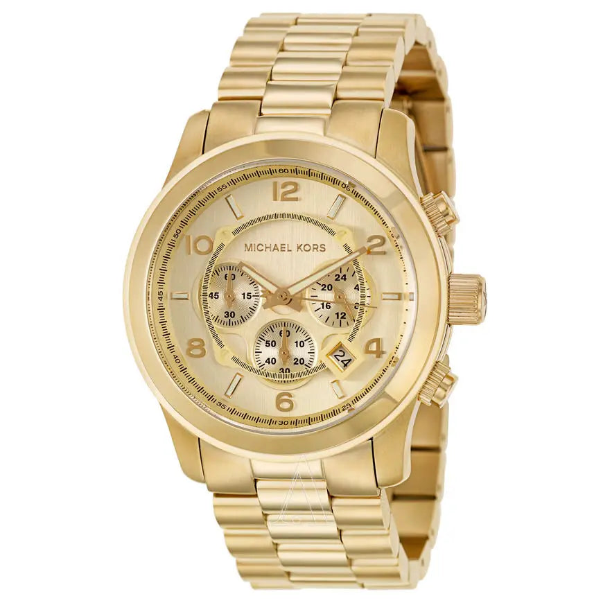 Michael Kors Orologio da Donna Slim Runway in Acciaio Inossidabile Color Oro Rosa MK8077