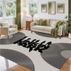 Linkin Park Design Crystal Velvet Rug Soft Decorative Mat for Bedroom Entrance