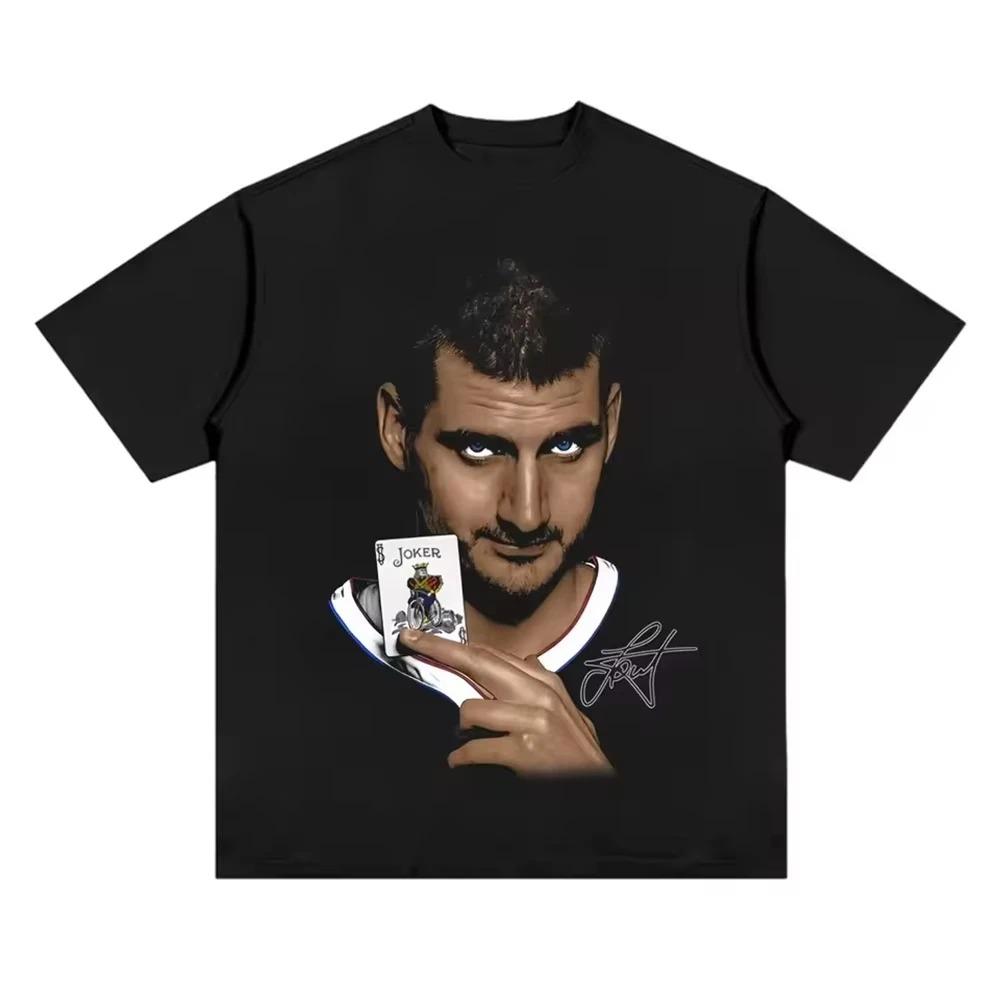 2026 American Professional Basketball Star Sports Tee Shirt Homm Men Women Clothing Short Sleeve Round Neck Printing Pullover T-shirt