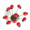 10pcs Wooden Ladybug Decorative Garden Stakes Garden Decoration Outdoor Yard Decor Easter Festival Decoration Office Home Decor