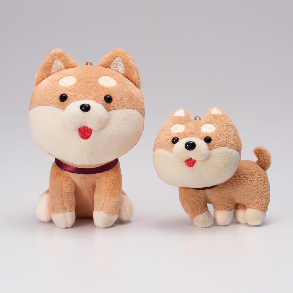 Mein Plüschtier, sitzender Plüsch-Shiba Inu (rot)