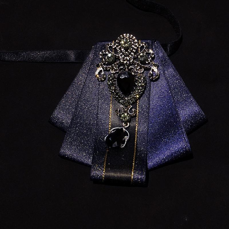 Simplicity Tie With Rhinestone Decoration For Wedding And Formal Events