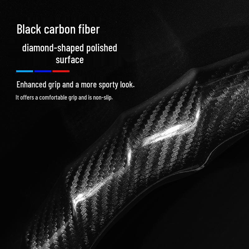 Nissan Car Models Suede & Carbon Fiber Leather Steering Wheel Cover