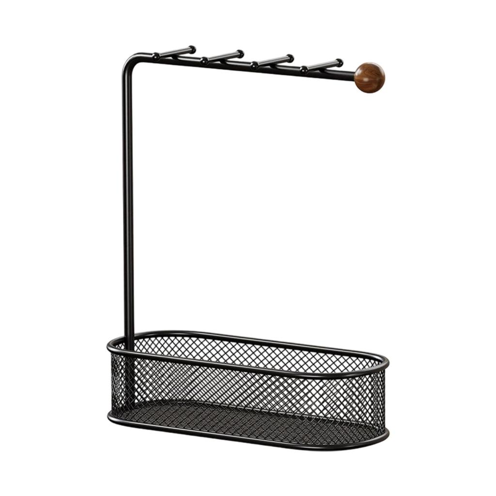 Metal Windchime Hanger Tabletop Stand Calligraphy Brush Holder Jewelry Organizer for Home Decoration