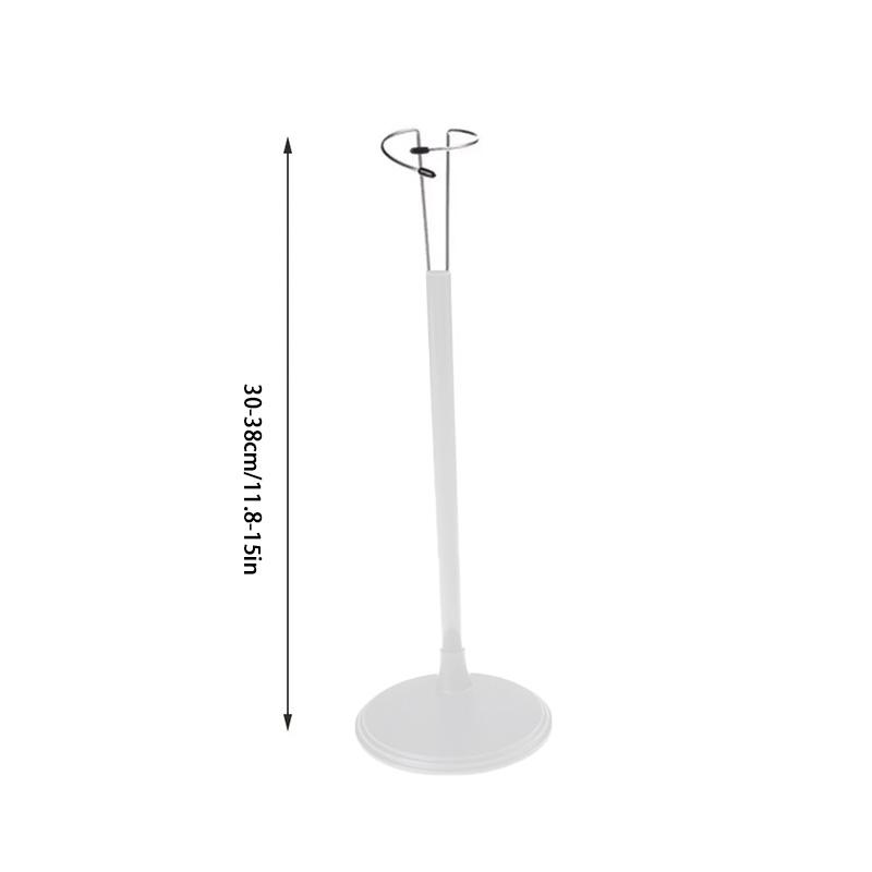 1Set Plastic Multi-sized Display Holder White/Black Adjustable Professional Dummy Puppet Wrist Doll Stands Bracket Support