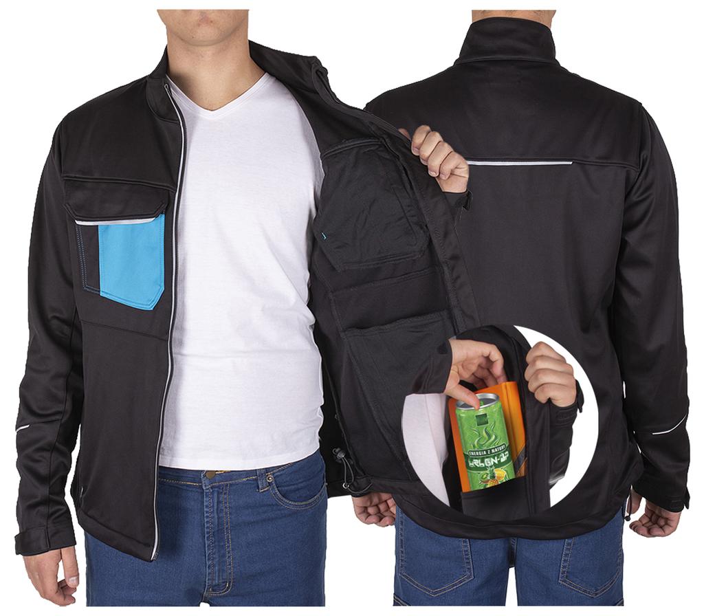 Bluza Męska Softshell Czarna M
