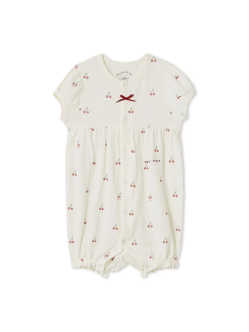 

BABY Cherry Print Romper PBCO252433 RED 70 [Gelato Pique]