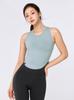 XEXYMIX Sleeveless Cropped Tank Size Cashmere XT4354G Women's Top, L, Green,