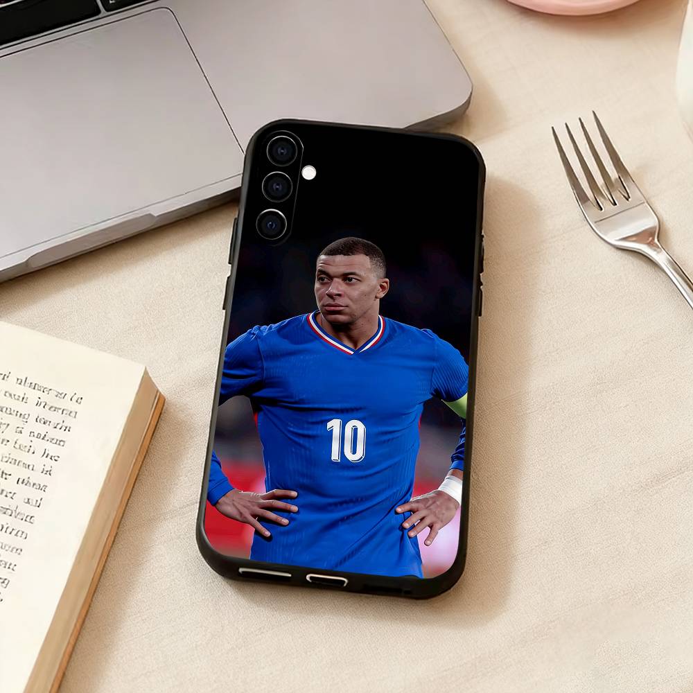 Fußballstar m -MbappeS-s   Handyhülle Für Samsung Galaxy A73,A72,A71,A70,A53,A52,A51,Weiche Silikon-Schwarze Abdeckung