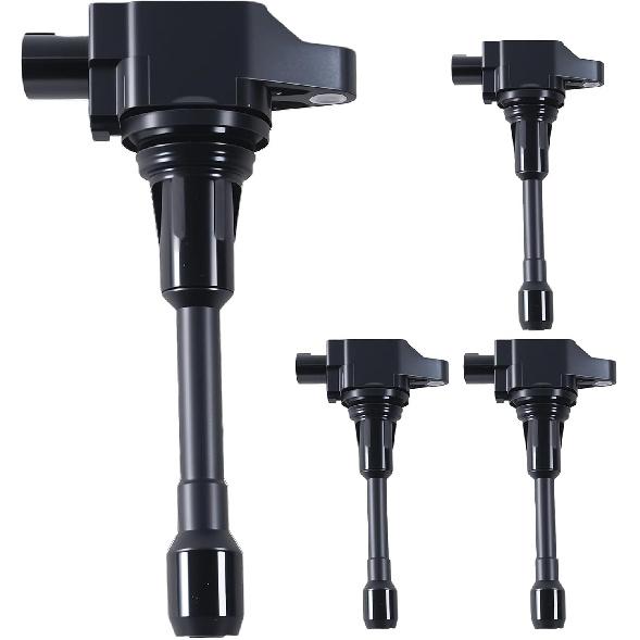 

Ignition Coil Packs and Double Iridium Spark Plug 9029 Set of 4 For Nissan Altima 2007-2019 for Cube Rogue Sentra Versa Pathfinder for Infiniti FX50 Ignition Coils UF549