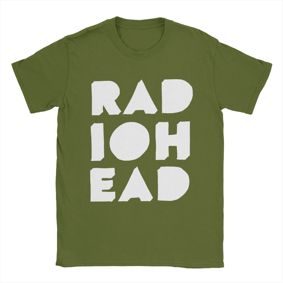 

Men Radiohead T Shirts 100% Cotton Tops Awesome Short Sleeve O Neck Tee Shirt Summer T-Shirt 4XL