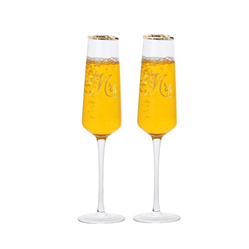 Kristall Guld Champagneglas Set Lyxig Ins Stil Gåva för Hem Hotel Kreativ Barutrustning