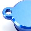 Oil Injection Pump Delete Block Off Plug For YAMAHA PW50 PW80 ALL Blue