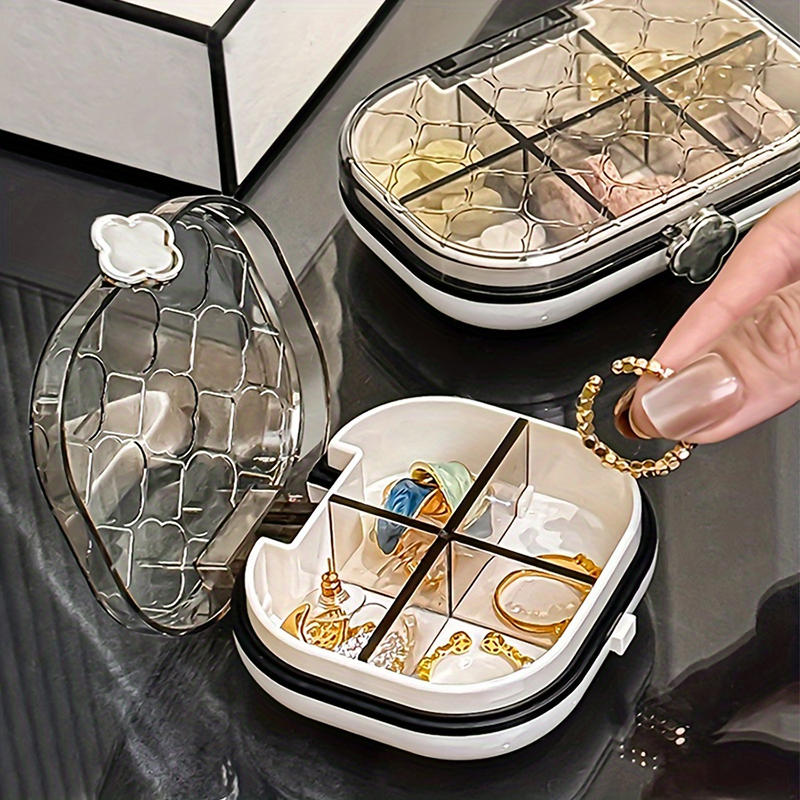 Portable Medicine Box Medicine Packaging Travel Carrying Mini Sealed Travel Medication Organizer Moisture-proof Jewelry Storage