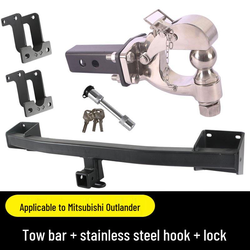 Mitsubishi Outlander Rear Bumper Thickening Trailer Hitch Hook for RV/Yacht Towing