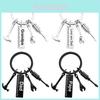 Durable Stainless Steel Keychain Tool Set For Dads With Creative Gift Idea For Fathers Day