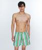 Dillaispul Sunburst Stripe Swim Trunks - Clover Green